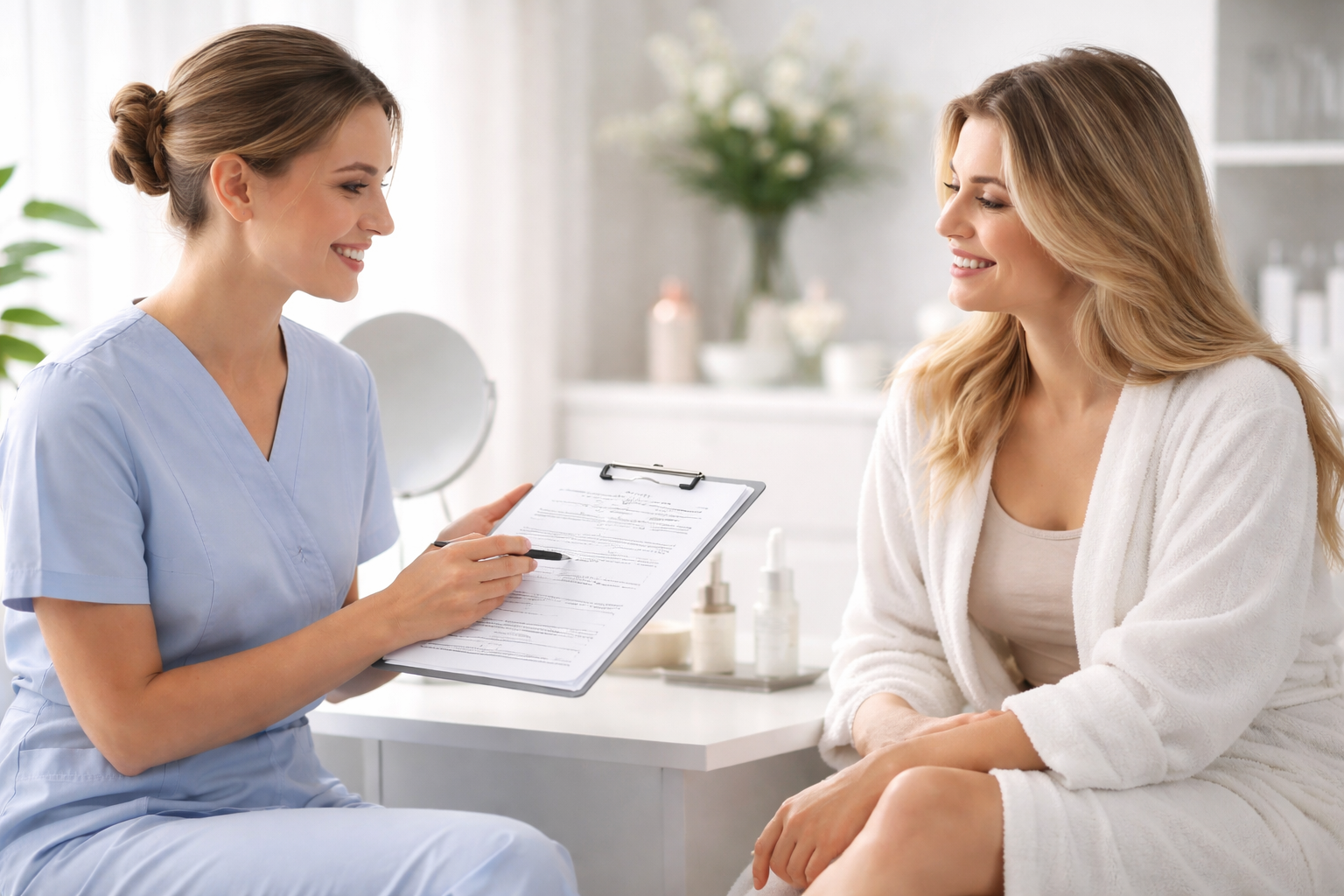 Treatment process visual